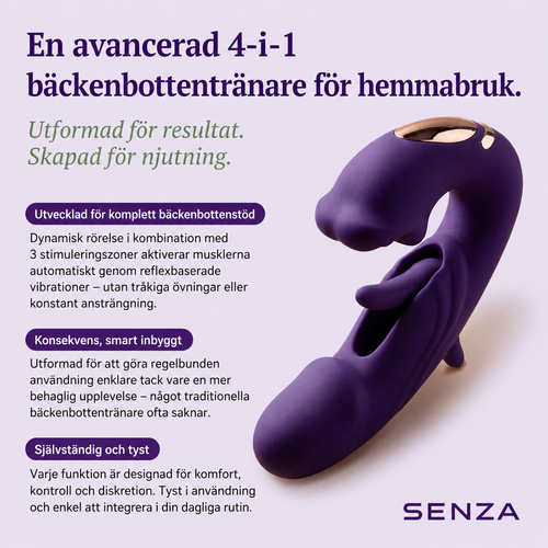 Senza™ 4-i-1 bækkenbundsaktivator