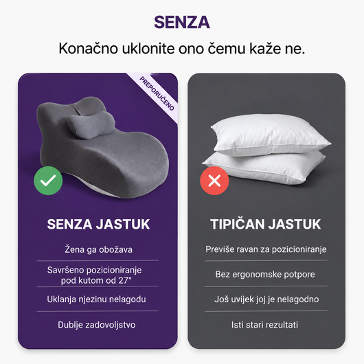Senza™ jastuk za intimnu udobnost
