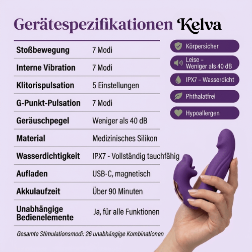 Senza Pro – 4-in-1 Beckenboden-Aktivator für Frauen